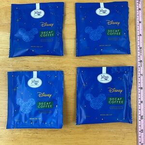 Collectible Joffrey's Walt Disney Resort Blend Dark Roast DECAF Coffee Packets